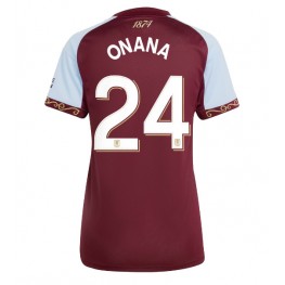 Aston Villa Amadou Onana #24 Thuis tenue Dames 2025-26 Korte Mouw